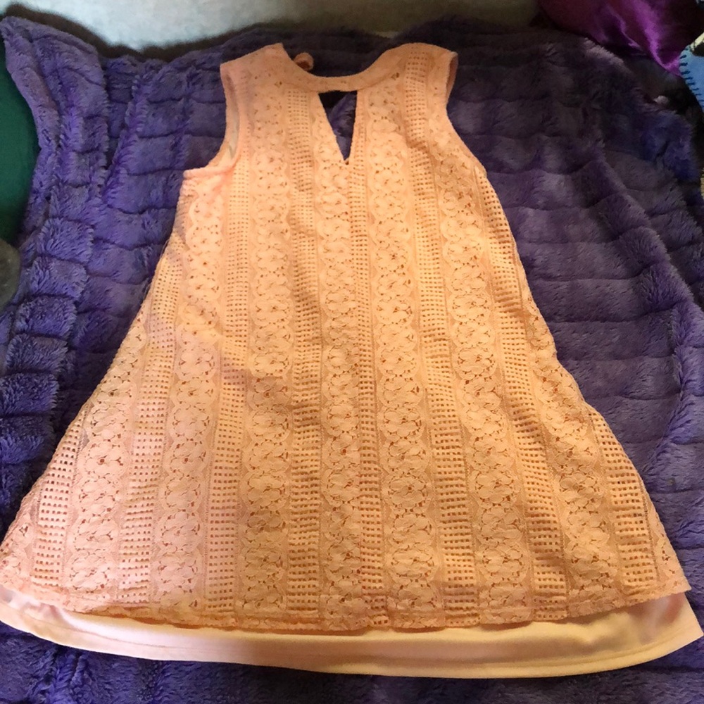 light pink dress